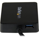 StarTech.com USB 3.0 to Dual Port Gigabit Ethernet Adapter NIC w/ USB Port - 2 x RJ-45 - Twisted Pair