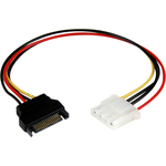 StarTech.com 12in SATA to Molex LP4 Power Cable Adapter - F/M - For Hard Drive