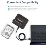 StarTech.com USB 3.1 10Gbps Dual-Bay Dock for 2.5inch/3.5inch SATA SSD/HDDs with UASP - 2 x Total Bay