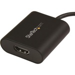 StarTech.com USB C to 4K HDMI Adapter - 4K 60Hz - Thunderbolt 3 Compatible - USB Type C to HDMI Video Display Adapter - Use this unique adapter to prevent your USB T