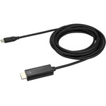 StarTech.com 3m / 10 ft USB C to HDMI Cable - USB 3.1 Type C to HDMI - 4K at 60Hz - Black - Eliminate clutter by connecting your USB Type-C computer directly to an H