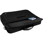 V7 Essential CCK16-BLK-3E Carrying Case Briefcase for 40.6 cm 16inch Notebook - Black - 600D Polyester, 210D Polyester Interior - Shoulder Strap