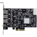 StarTech 4 Port USB 3.1 PCIe Card - 3x USB-A and 1x USB-C - 2x Dedicated Channels