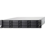 QNAP TS-1283XU-RP-E2124-8G 12 x Total Bays SAN/NAS Storage System - 4 GB Flash Memory Capacity - Intel Xeon Quad-core 4 Core 3.30 GHz - 8 GB RAM - DDR4 SDRAM - 2U