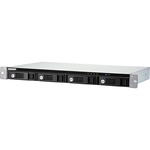 QNAP TR-004U 4 x Total Bays DAS Storage System Rack-mountable - Serial ATA/300 Controller - RAID Supported - 0, 1, 5, 10, JBOD RAID Levels