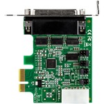 StarTech.com 4-port PCI Express RS232 Serial Adapter Card - PCIe Serial DB9 Controller Card 16950 UART - Low Profile - Windows macOS Linux - 4 port PCI Express RS232