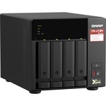 QNAP TS-473A-8G 4 x Total Bays NAS Storage System - 5 GB Flash Memory Capacity - AMD Ryzen V1500B Quad-core 4 Core 2.20 GHz - 8 GB RAM - DDR4 SDRAM Tower - 0 x HDD