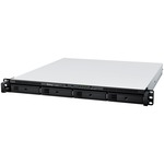 Synology RackStation RS822plus 4 x Total Bays SAN/NAS Storage System - AMD Ryzen V1500B Quad-core 4 Core 2.20 GHz - 2 GB RAM - DDR4 SDRAM - 1U Rack-mountable - 0 x HD