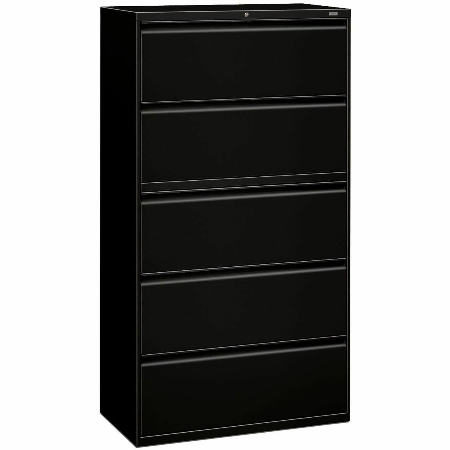 HON 800 Series Full-Pull Locking Lateral File - 5-Drawer
