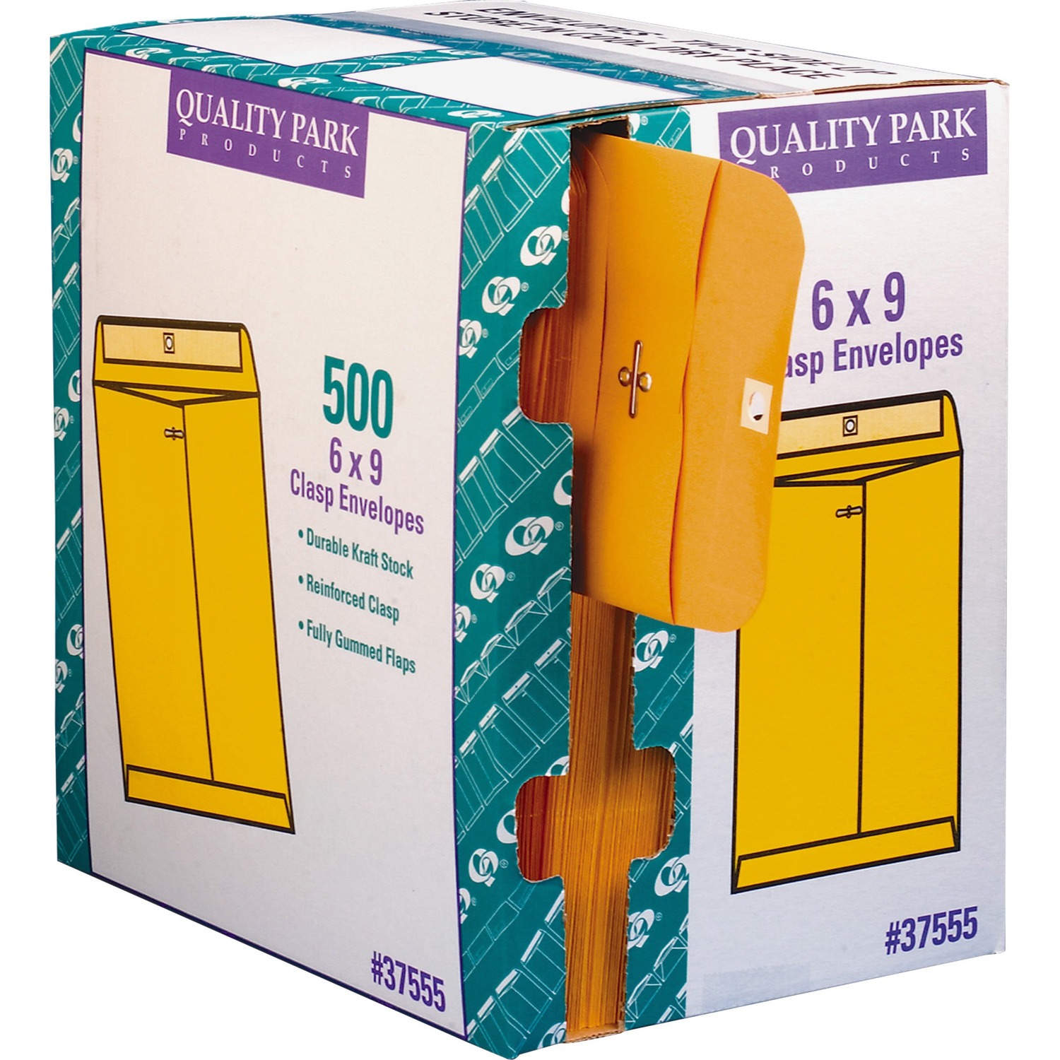 Quality Park Clasp Envelopes with Dispenser - Clasp Envelopes