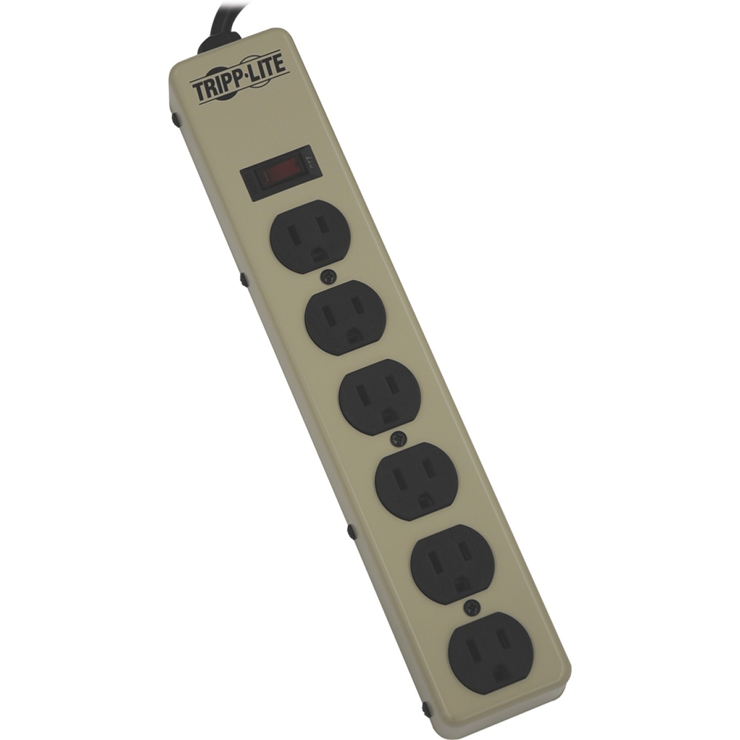 Tripp Lite Waber 6 Outlets Power Strip - NEMA 5-15P - 6 x NEMA 5-15R - 6 ft Cord - 15 A Current - 120 V AC Voltage