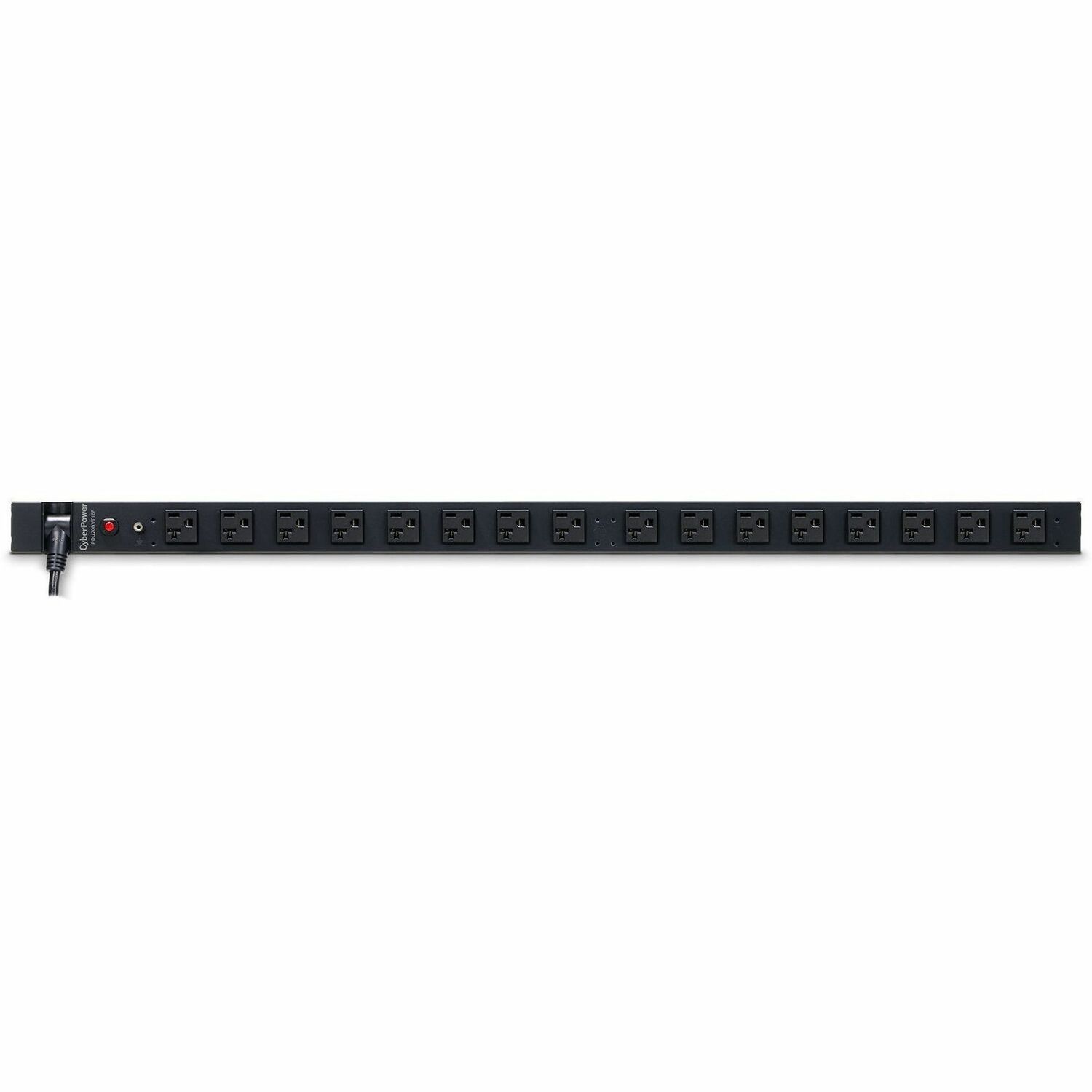 CyberPower Basic PDU20BVT16F 16-Outlets PDU - Basic - NEMA L5-20P - 16 x NEMA 5-20R - 120 V AC - Vertical - Rack-mountable
