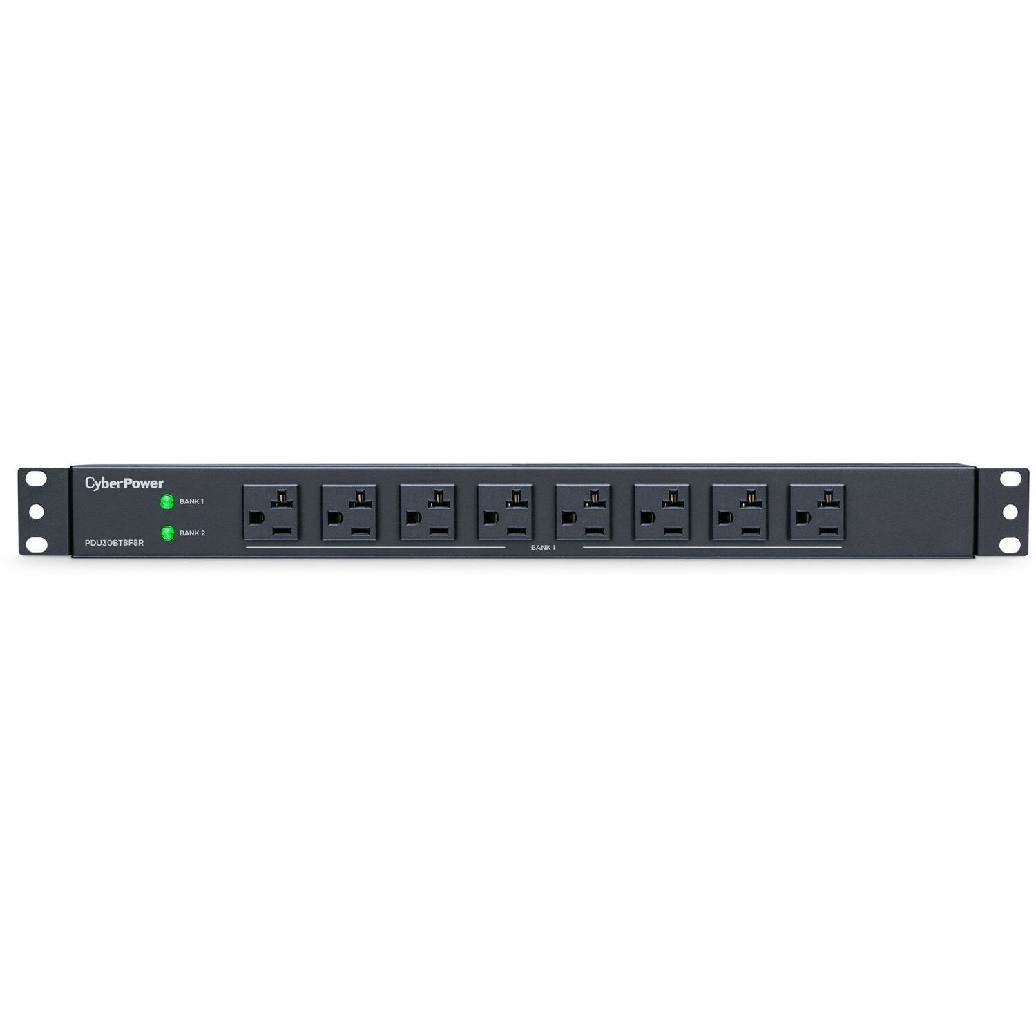 CyberPower Basic PDU30BT8F8R 16-Outlets PDU - Basic - NEMA L5-30P - 16 x NEMA 5-20R - 120 V AC - 1U - Vertical - Rack-mountable