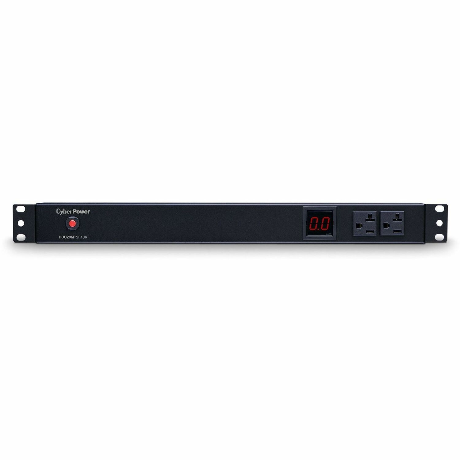 CyberPower Metered PDU20MT2F10R 12-Outlets PDU - NEMA L5-20P - 10 x NEMA 5-20R - 120 V AC - 1U - Vertical - Rack-mountable