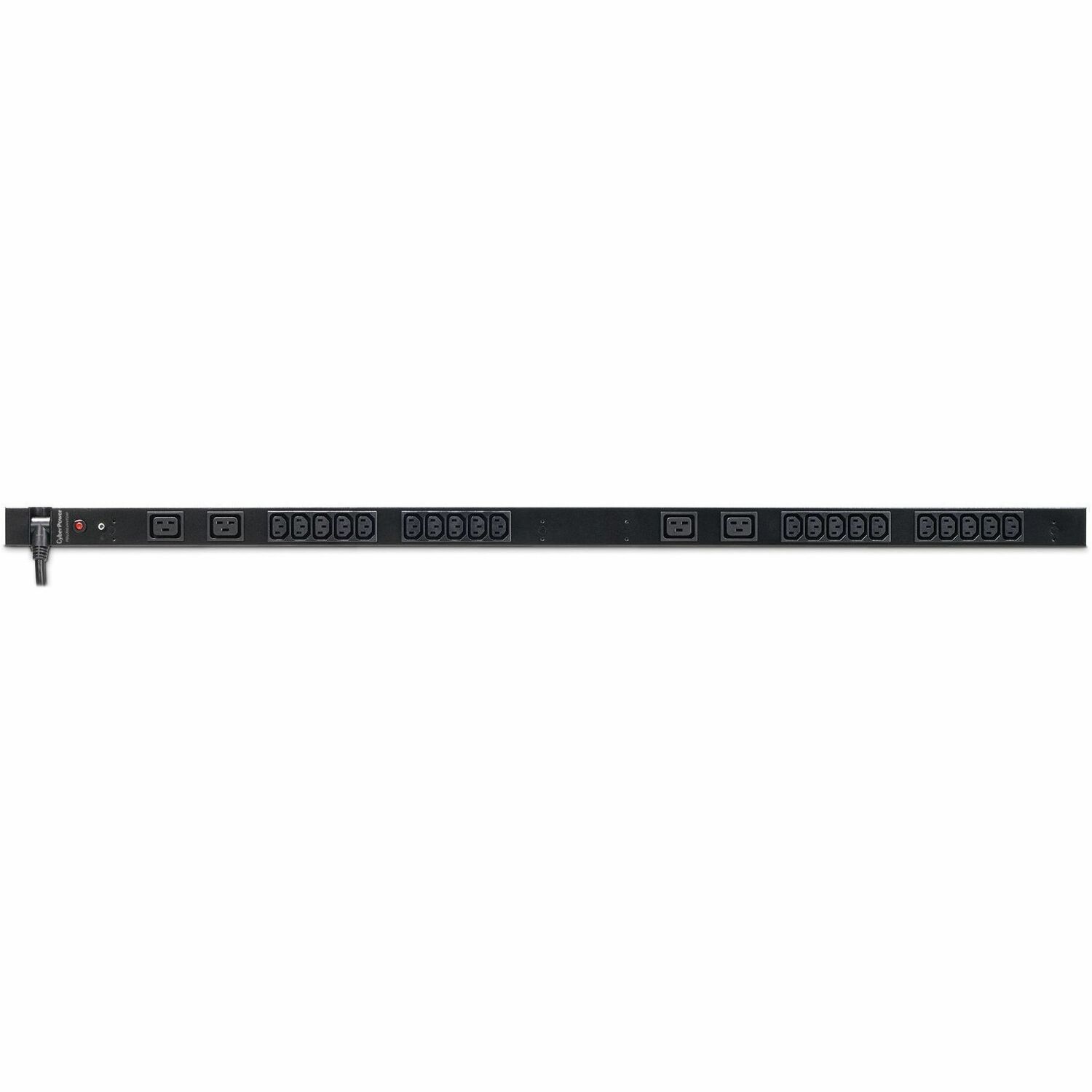 CyberPower Basic PDU20BVHVT24F 24-Outlets PDU - Basic - NEMA L6-20P - 4 x IEC 60320 C19, 20 x IEC 60320 C13 - 230 V AC - Vertical - Rack-mountable