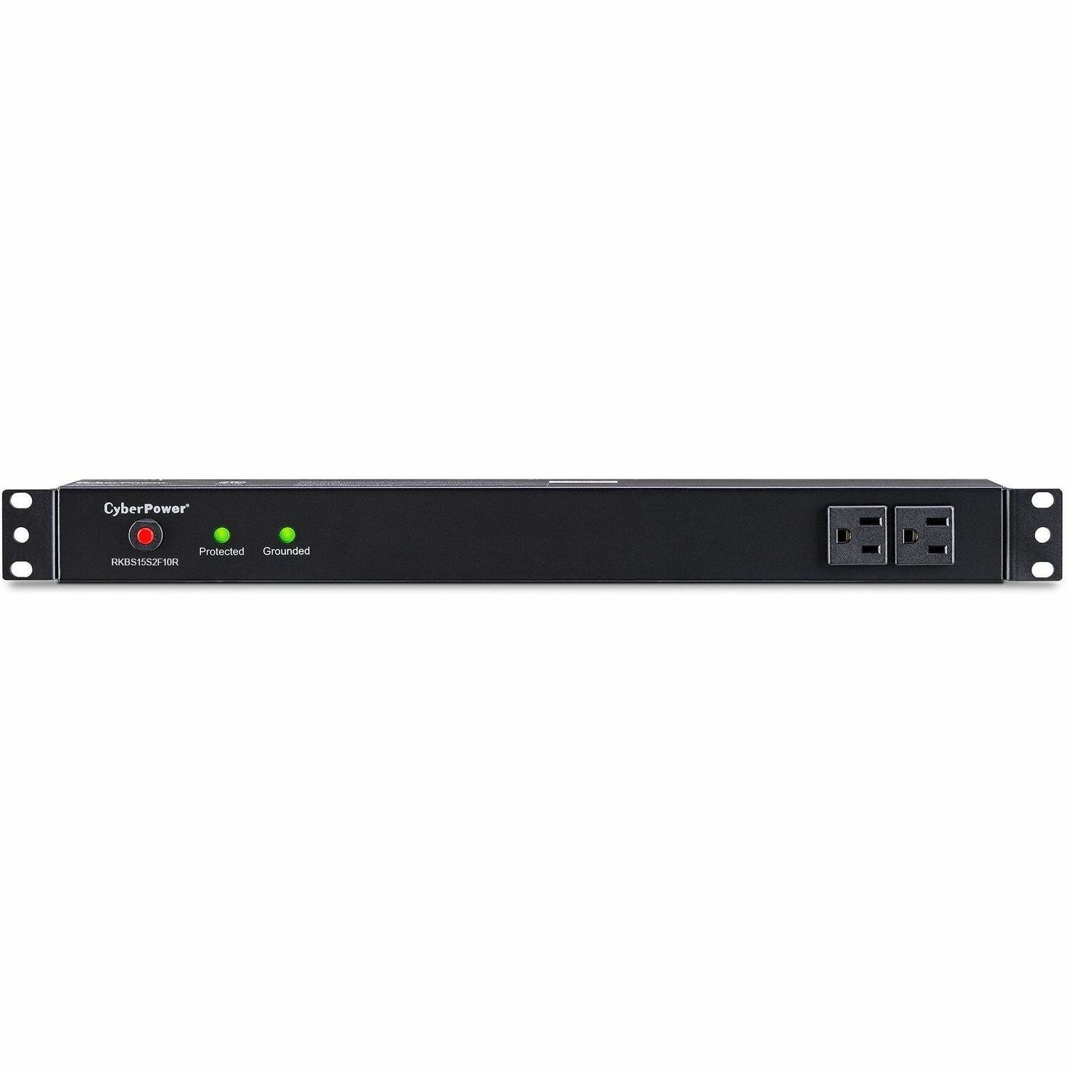 CyberPower Rackbar Surge Suppressor RM 1U RKBS15S2F10R 15A 12-Outlet - 12 x NEMA 5-15R - 3600 J - 120 V AC Input - 120 V AC Output