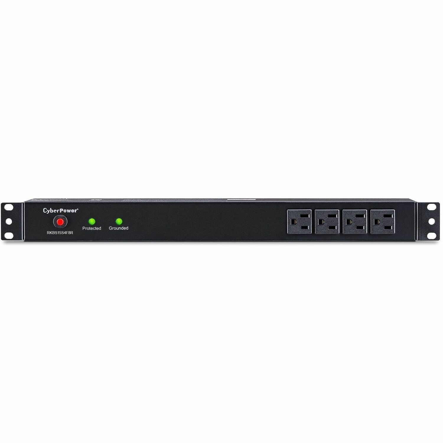 CyberPower Rackbar Surge Suppressor RM 1U RKBS15S4F8R 15A 12-Outlet - 12 x NEMA 5-15R - 3600 J - 120 V AC Input - 120 V AC Output