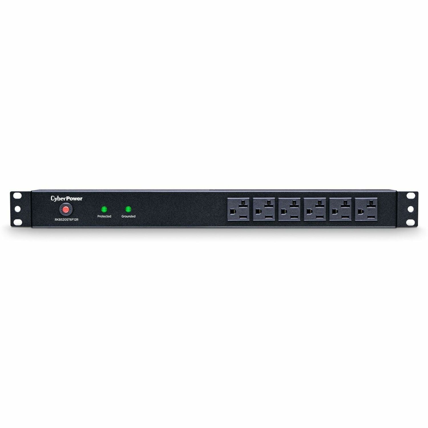 CyberPower Rackbar Surge Suppressor RM 1U RKBS20ST6F12R 20A 18-Outlet - 18 x NEMA 5-20R - 1800 J - 120 V AC Input - 120 V AC Output
