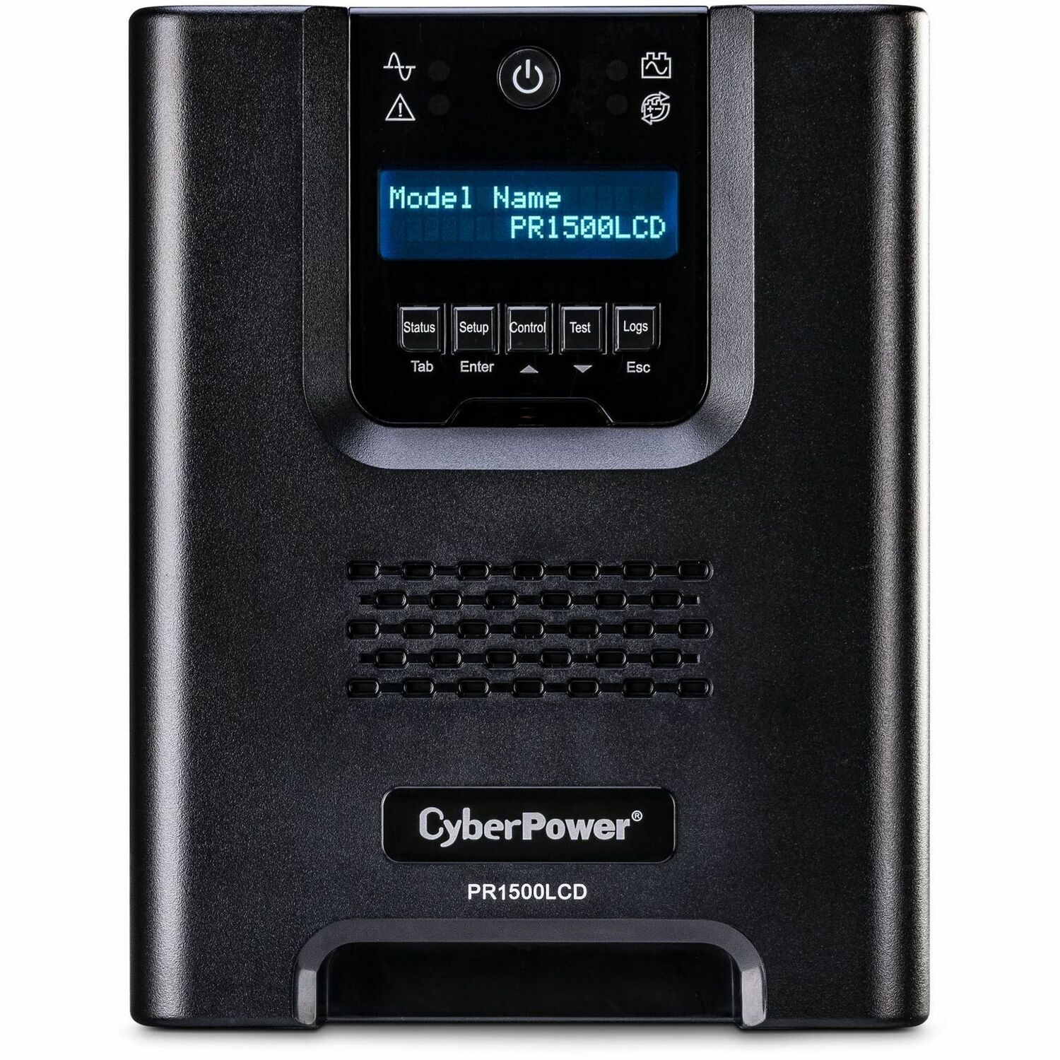 CyberPower Smart App Sinewave PR1500LCD 1500VA Pure Sine Wave Mini-Tower LCD UPS - Mini-tower - AVR - 3 Hour Recharge - 4.70 Minute Stand-by - 120 V AC Input - 120 V AC Output - 8 x NEMA 5-15R - Serial Port - USB