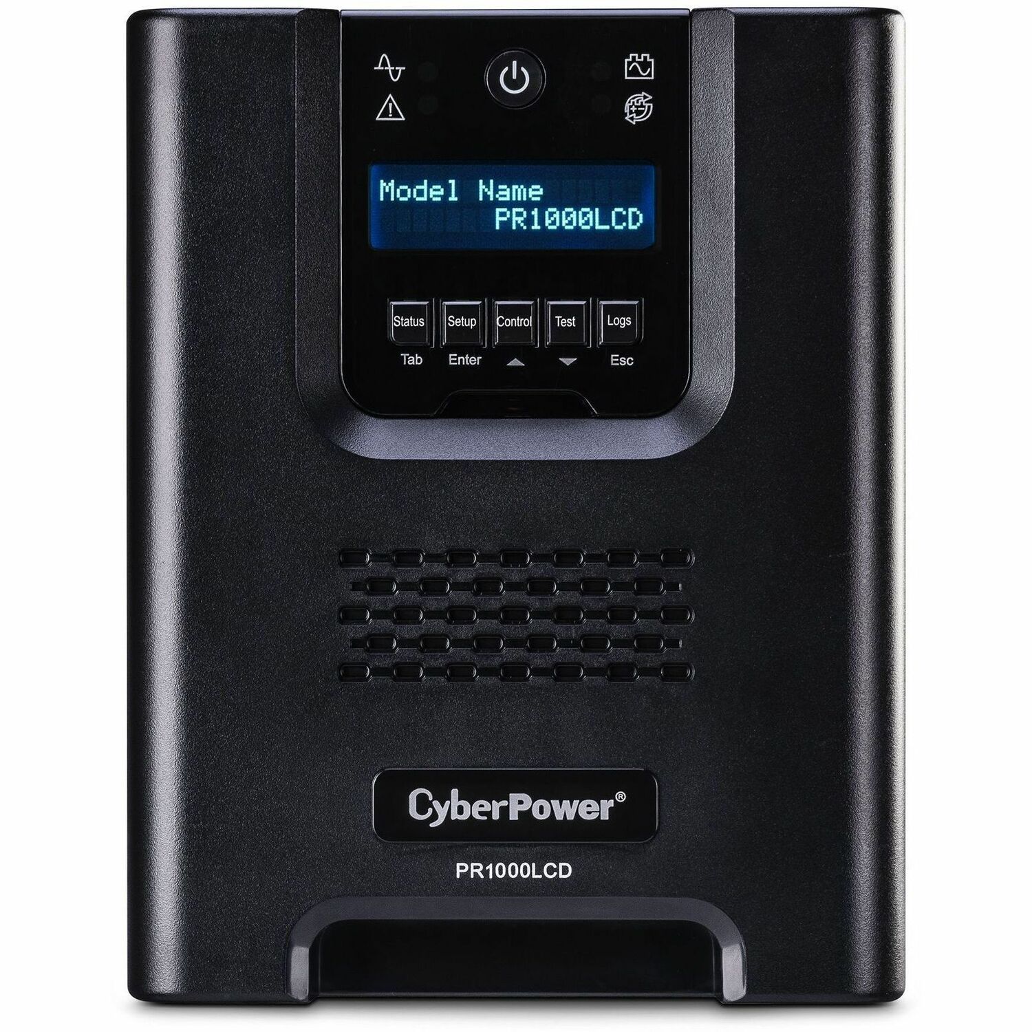 CyberPower Smart App Sinewave PR1000LCD 1000VA Pure Sine Wave Mini-Tower LCD UPS - Mini-tower - AVR - 8 Hour Recharge - 3.10 Minute Stand-by - 120 V AC Input - 120 V AC Output - 8 x NEMA 5-15R - Serial Port - USB
