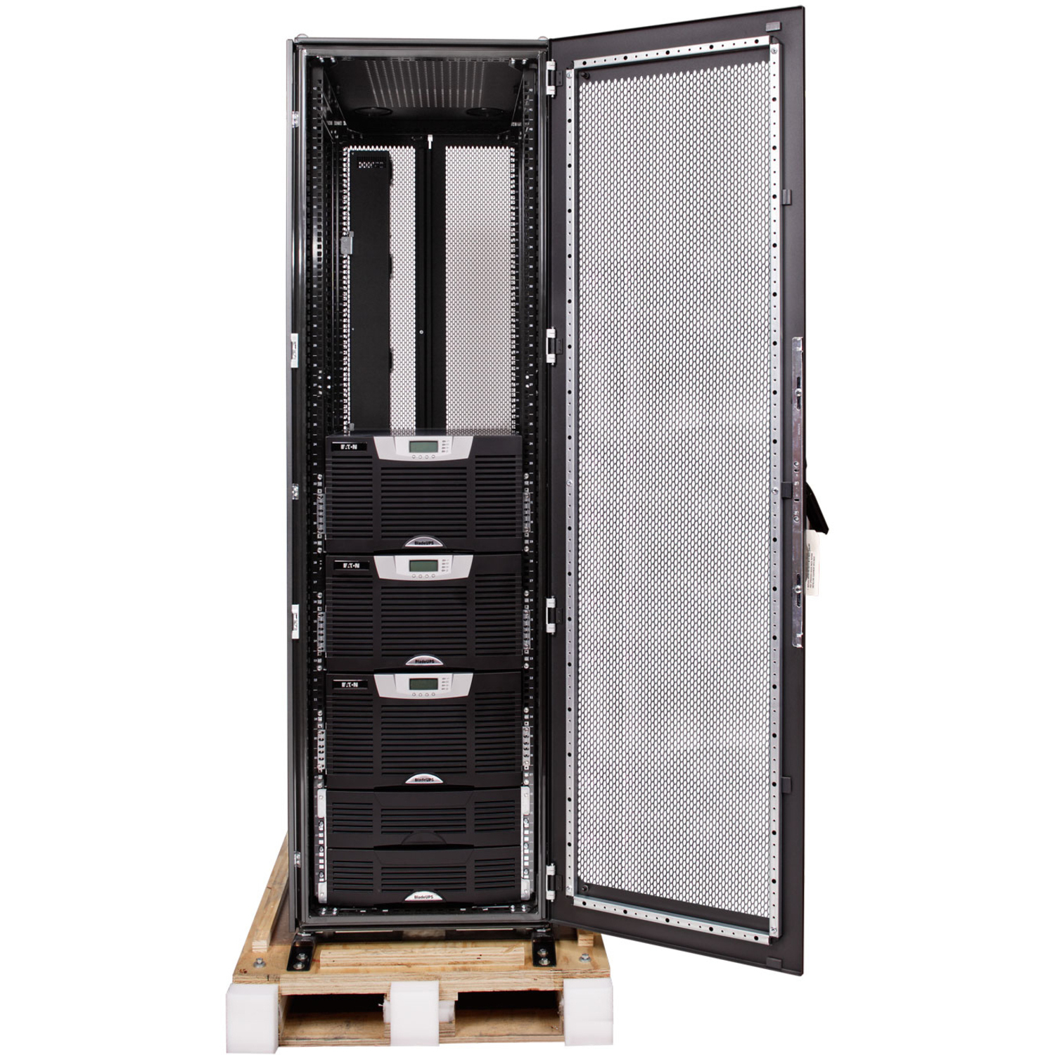 Eaton BladeUPS Power System - Tower - 5 Minute Stand-by - 220 V AC Input - 228 V AC, 120 V AC, 208 V AC Output - Serial Port