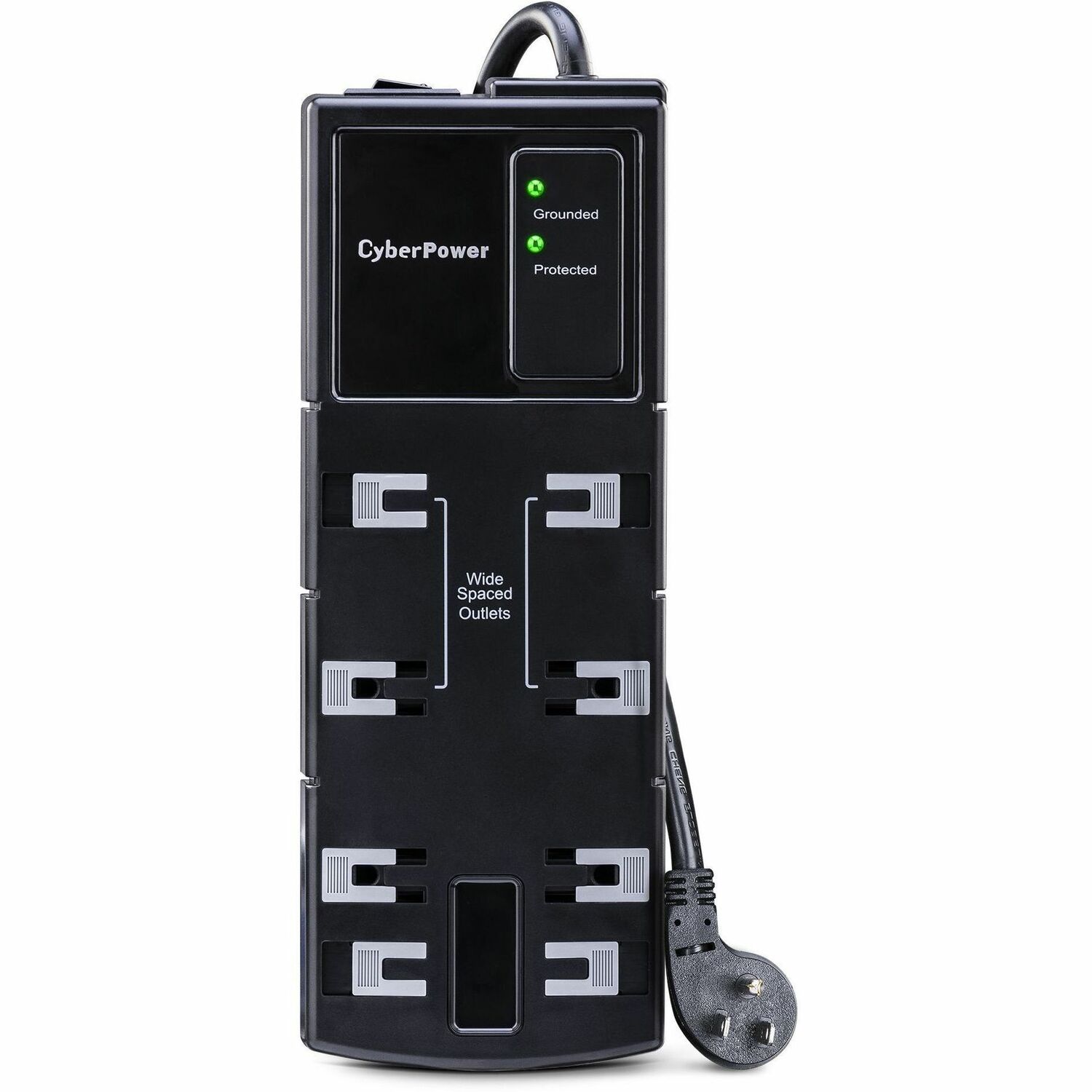 CyberPower CSB806 Essential 8-Outlets Surge Suppressor 6FT Cord - 8 x NEMA 5-15R - 1800 J - 125 V Input