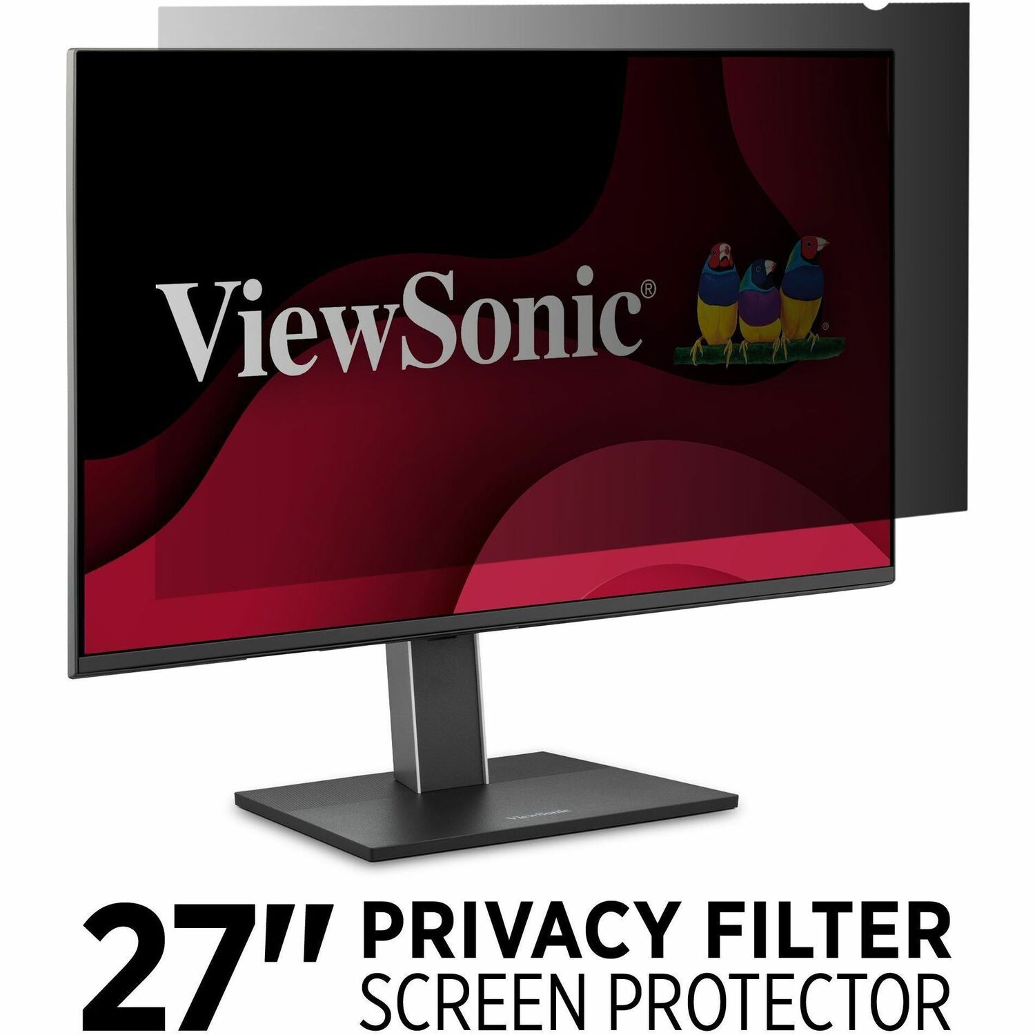 ViewSonic Privacy Filter Screen Protector Black Privacy Filter Screen
