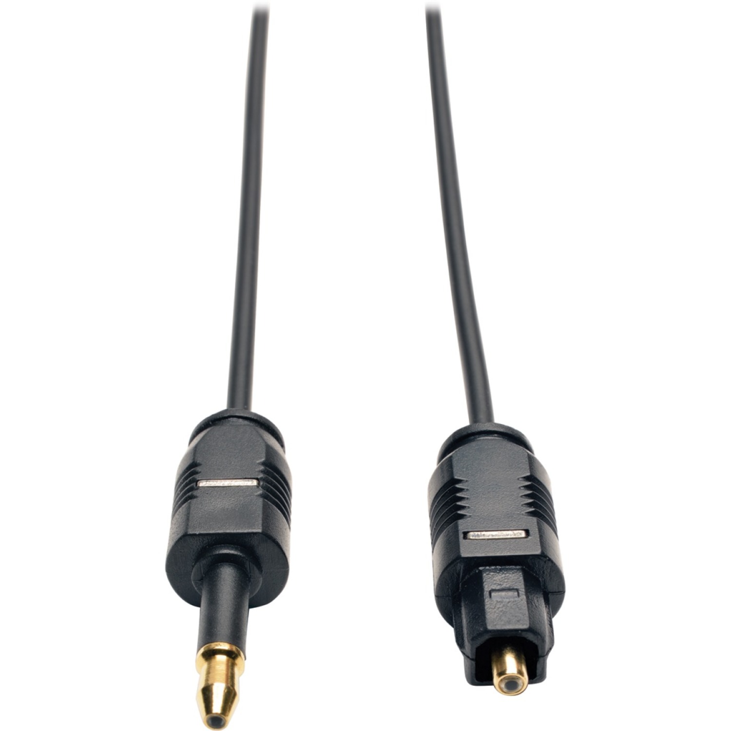 Tripp Lite 6ft Toslink to Mini Toslink Ultra Thin Digital SPDIF Audio Cable 6' 2M 2 Meter - 6.6 ft Toslink Audio Cable for Audio Device, Home Theater System, DVD Player, CD Player, Satellite Receiver - First End: 1 x Toslink Digital Audio - Male - Second 