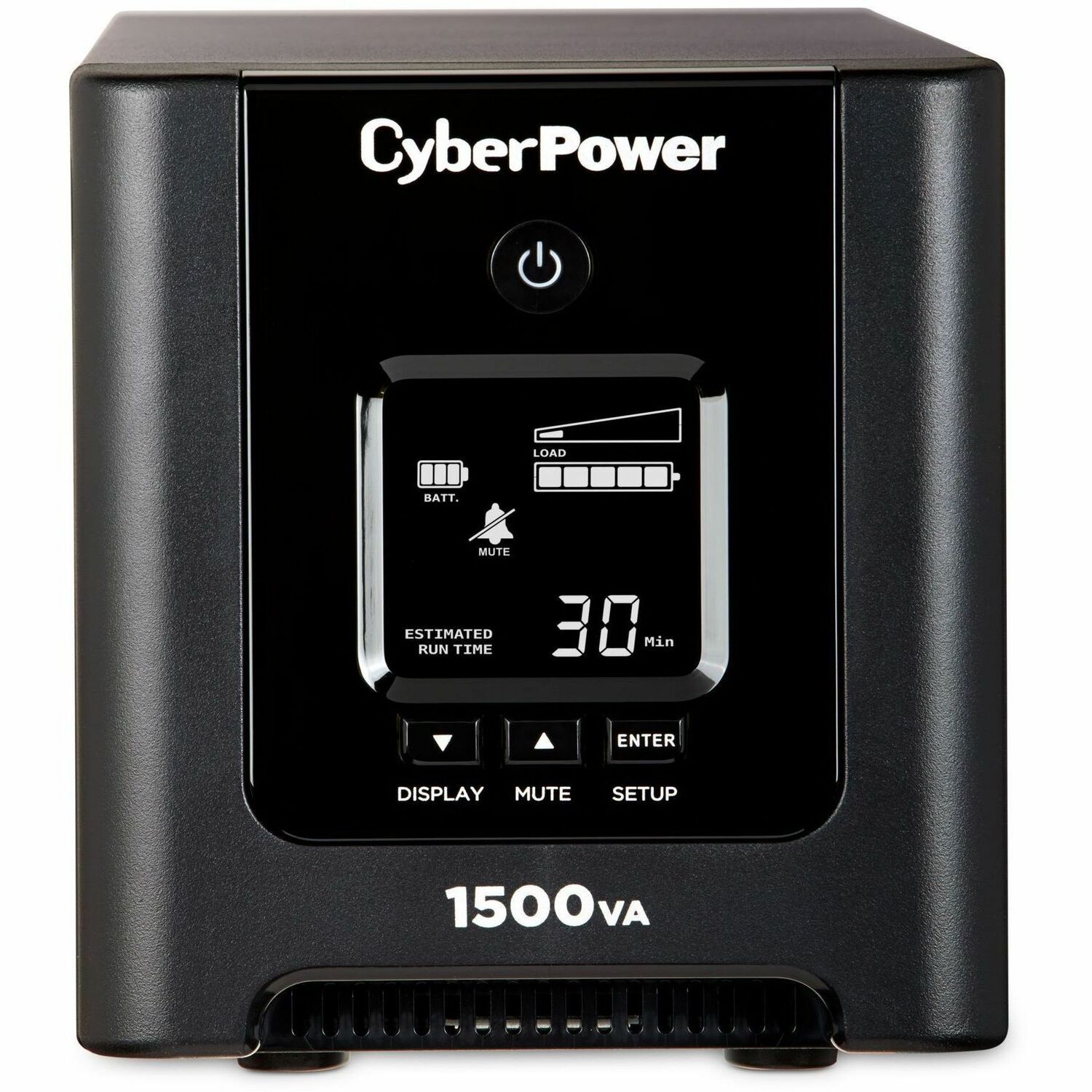CyberPower PFC Sine Wave OR1500PFCLCD mini-tower 1500VA 1050W - Mini-tower - 8 Hour Recharge - 4 Minute Stand-by - 120 V AC Input - 120 V AC Output - 8 x NEMA 5-15R