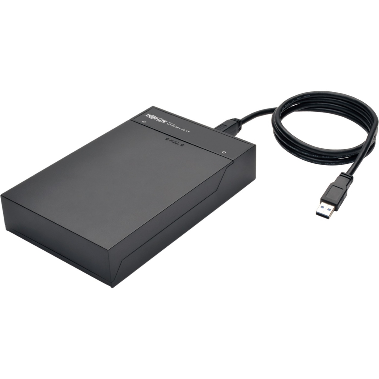 Tripp Lite U339-001-FLAT Drive Enclosure - USB 3.0 Host Interface External - 1 x Total Bay - 1 x 2.5"/3.5" Bay