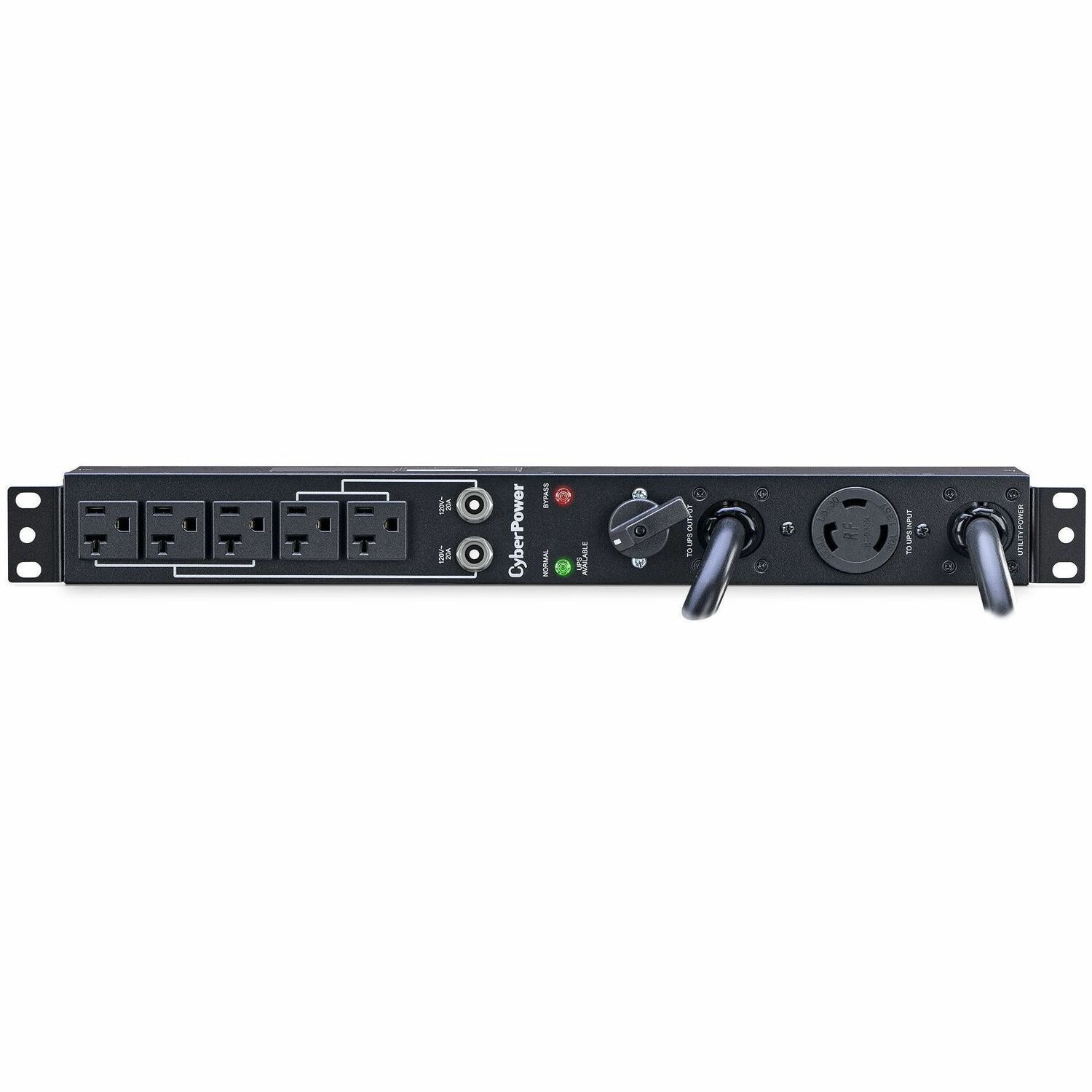 CyberPower Maintenance Bypass MBP30A5 - Hot-swappable - NEMA L5-30R - 5 x NEMA 5-20R - 120 V AC - 1U - Rack-mountable