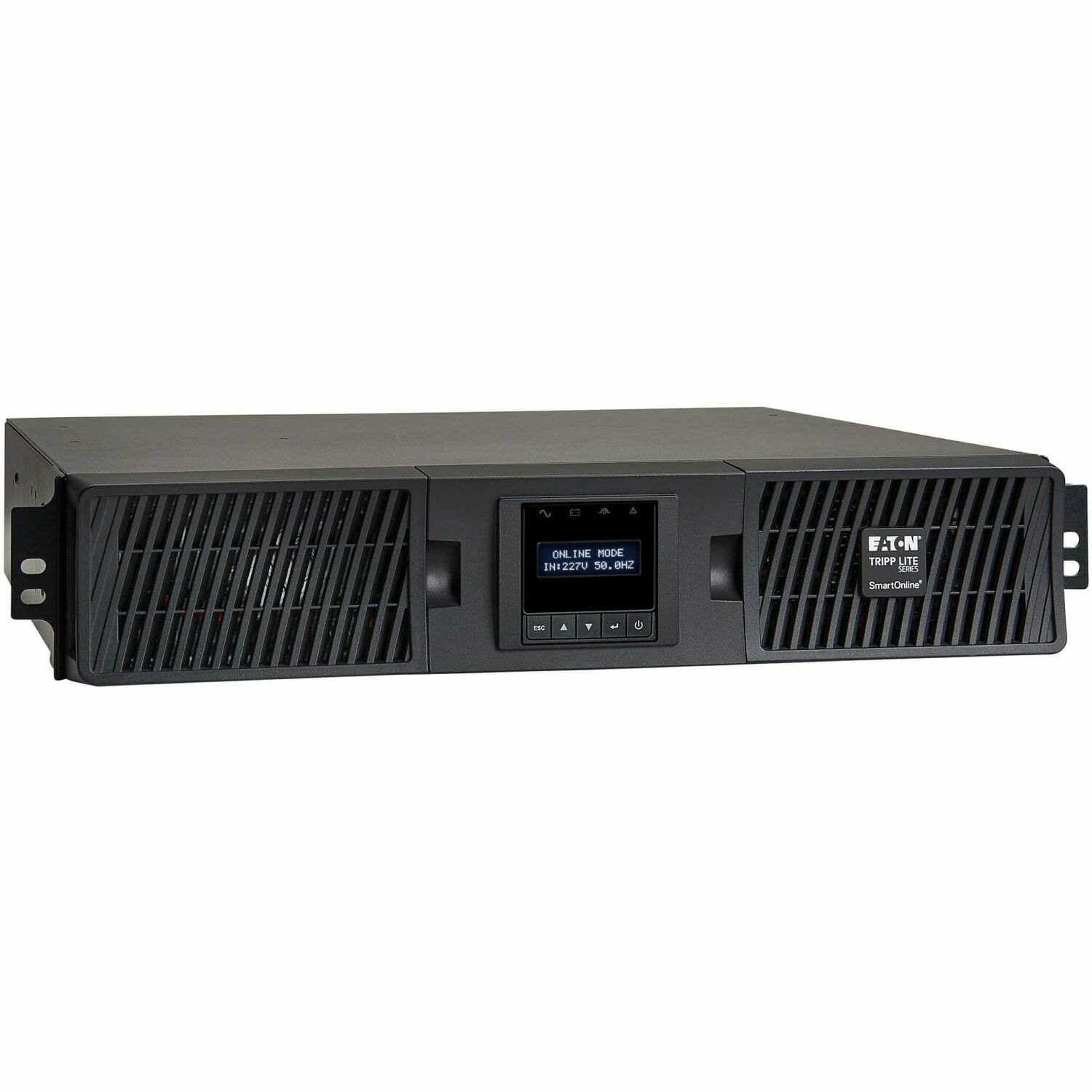 Tripp Lite SmartOnline SUINT3000LCD2U 3000VA Rack-mountable UPS - 2U Rack-mountable - 5 Minute Stand-by - 230 V AC Input - 230 V AC Output - 2 x IEC 60320 C19, 8 x IEC 60320 C13