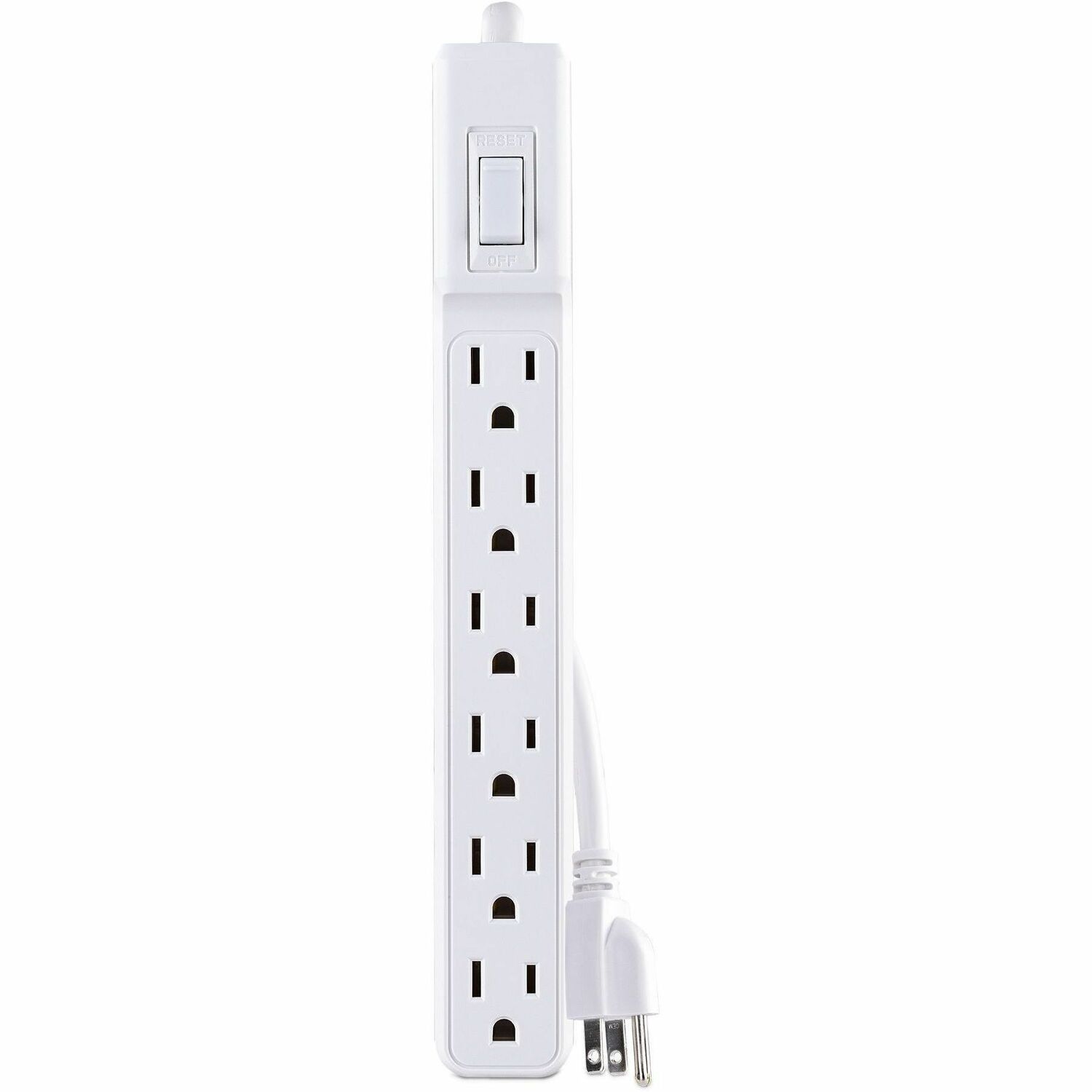 CyberPower MP1044NN Power Strip - NEMA 5-15P - 6 x NEMA 5-15R - 2 ft Cord - 125 V AC Voltage - White