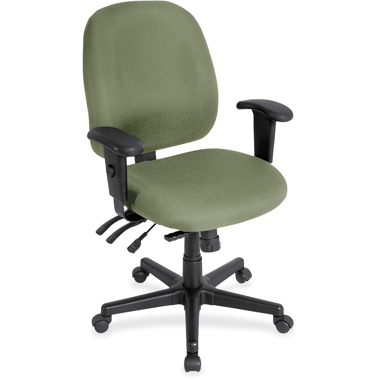 Eurotech 4x4sl with Seat Slider - Mint Chocolate Seat Color - Mint Chocolate Back Color - 5-star Base - Armrest - 1 Each