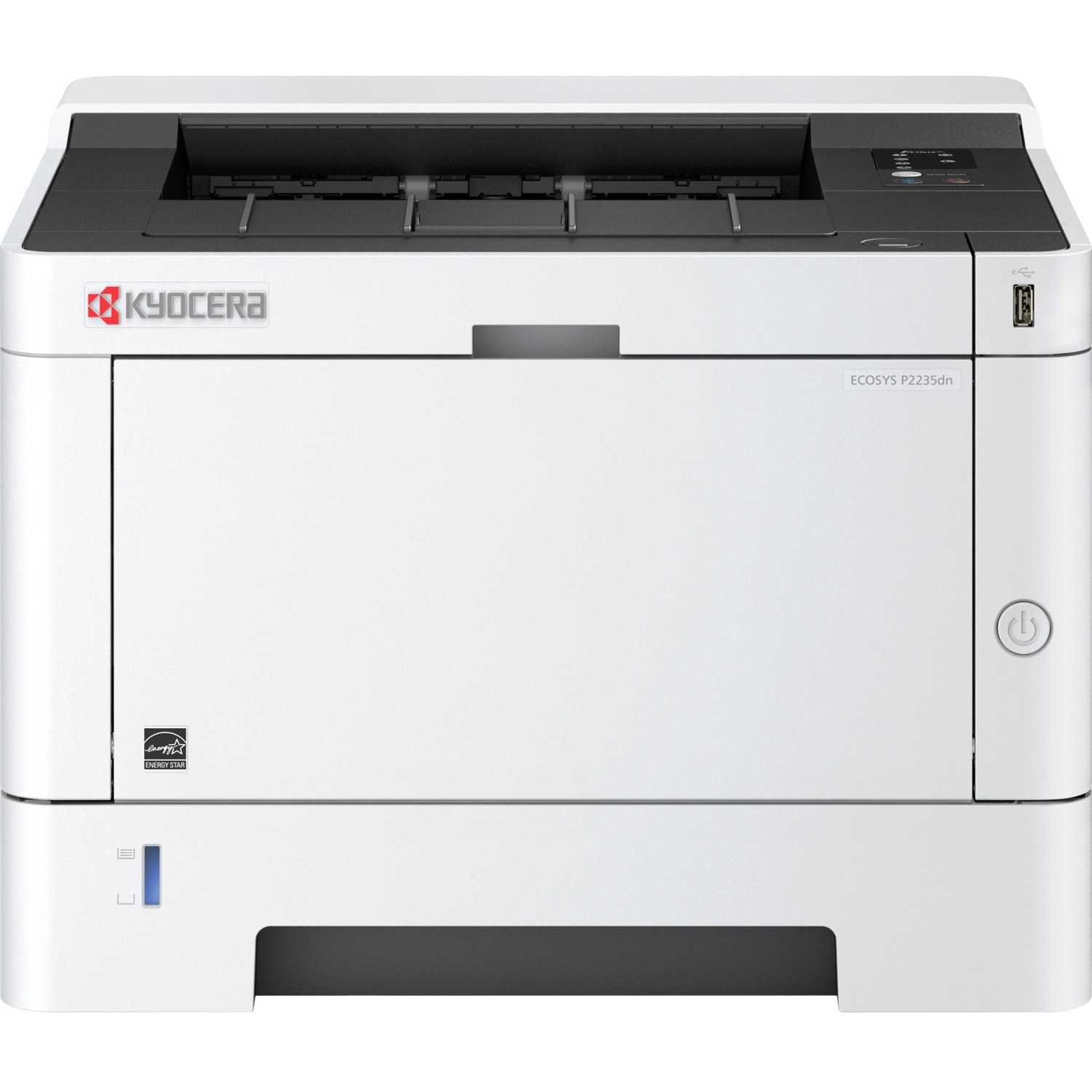Kyocera Ecosys P2235dw Desktop Laser Printer - Monochrome - 35 ppm Mono - 1200 x 1200 dpi Print - Automatic Duplex Print - 350 Sheets Input - Ethernet - Wireless LAN - Plain Paper Print - USB