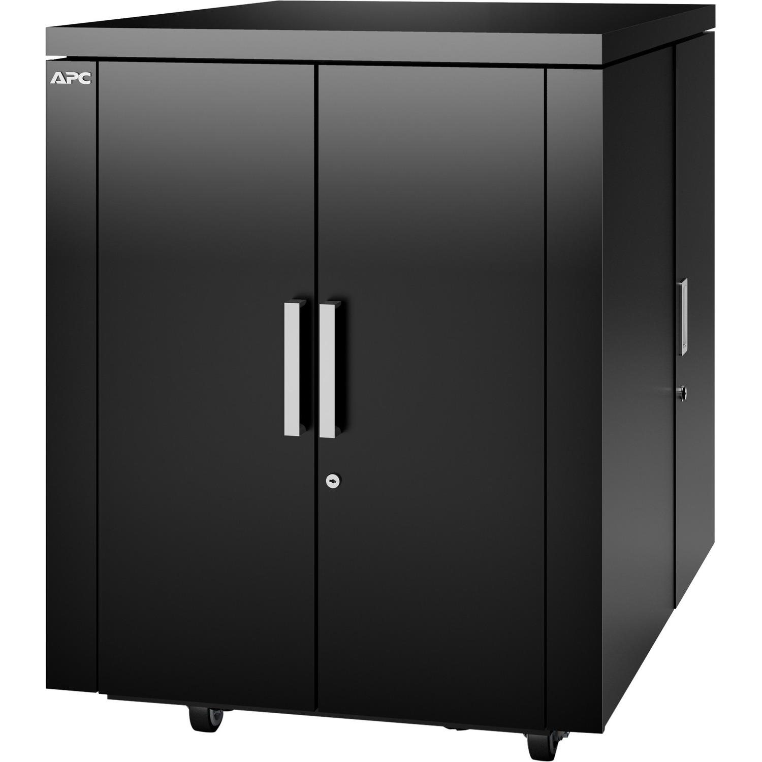 APC by Schneider Electric NetShelter CX AR4018SPX429 Rack Cabinet - For Server, Storage, Converged Infrastructure - 18U Rack Height x 19" (482.60 mm) Rack Width x 33.94" (862.08 mm) Rack Depth - Black
