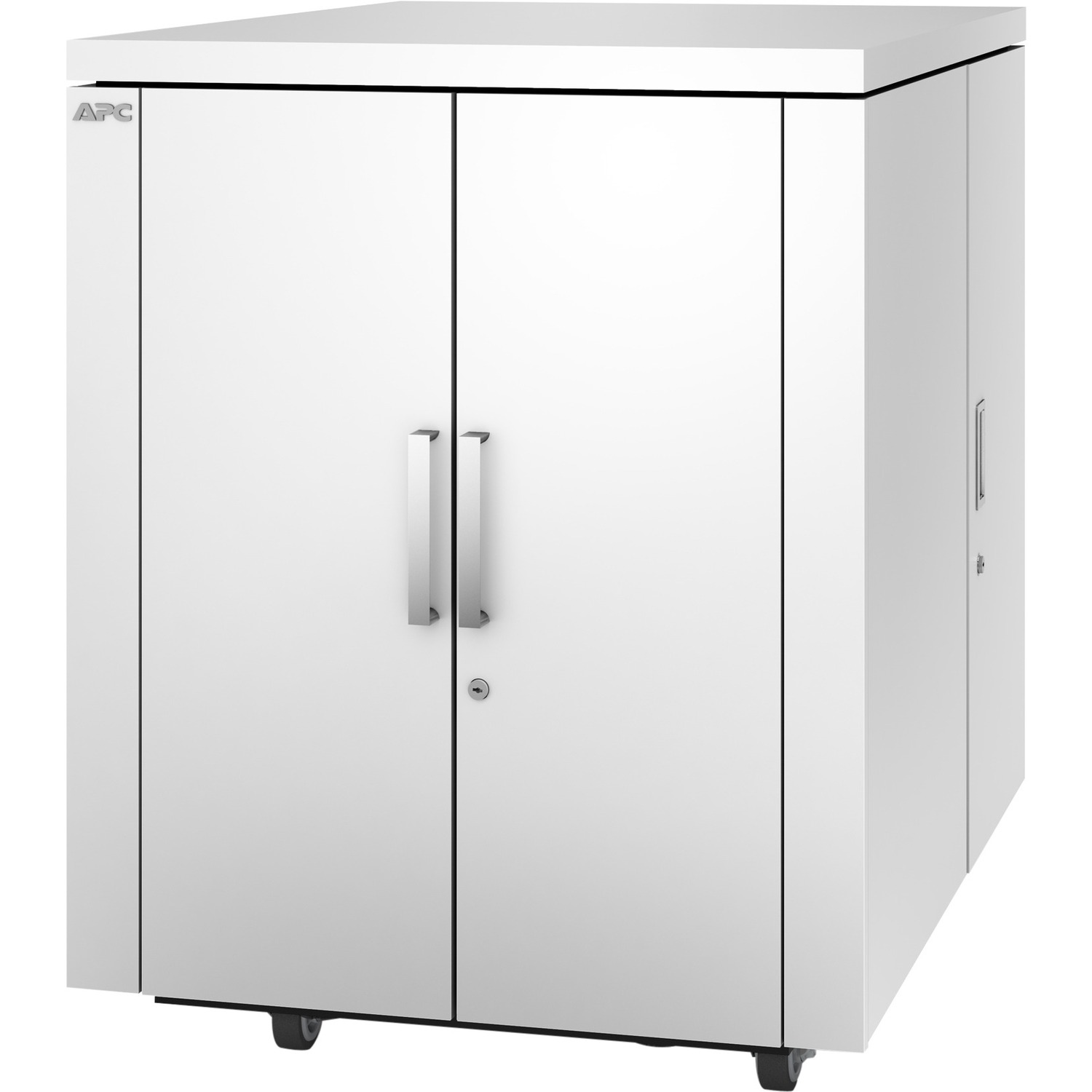 APC by Schneider Electric NetShelter CX AR4018SPX432 Rack Cabinet - For Server, Storage, Converged Infrastructure - 18U Rack Height x 19" (482.60 mm) Rack Width x 33.94" (862 mm) Rack Depth - White