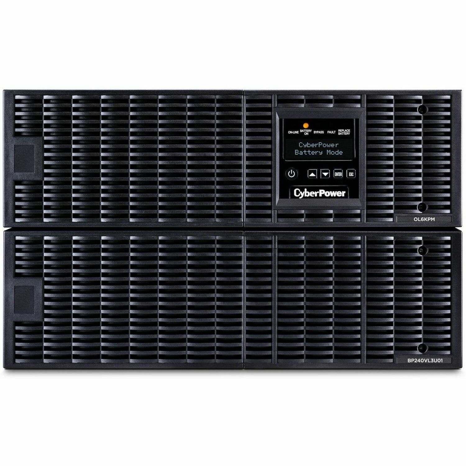 CyberPower Smart App Online OL6KRT 6000VA Tower/Rack Mountable UPS - Rack/Tower - 5.40 Minute Stand-by - 230 V AC Input - 200 V AC, 208 V AC, 220 V AC, 230 V AC, 240 V AC Output - 2 x NEMA L6-20R, 2 x NEMA L6-30R