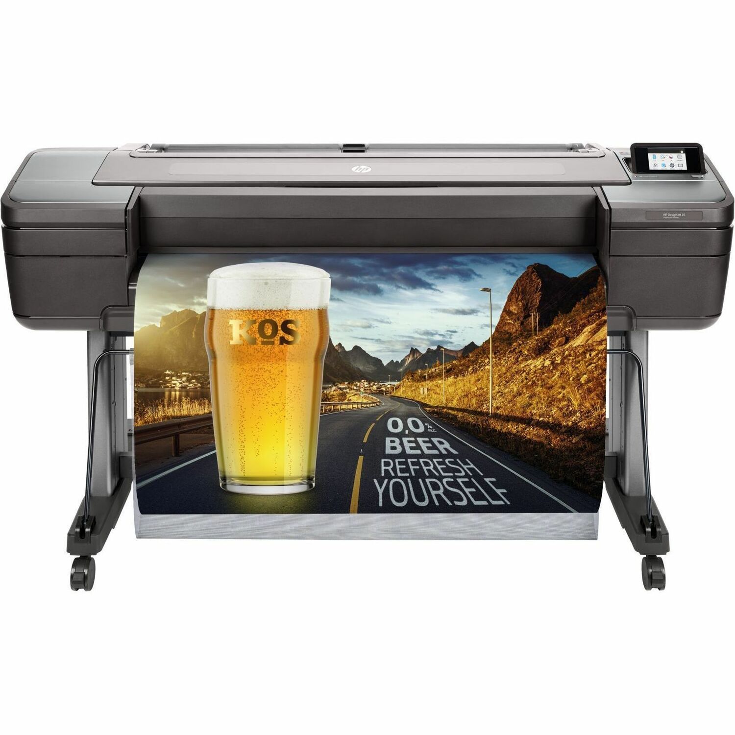 HP Designjet Z6 PostScript Inkjet Large Format Printer - 44" (1117.60 mm) Print Width - Color - 6 Color(s) - 916 ft²/h (85.10 m²/h) Color Speed - 2400 x 1200 dpi - USB - Ethernet - Roll Paper, Photo Paper, Fine Art Paper, Adhesive Paper, Bond Pa