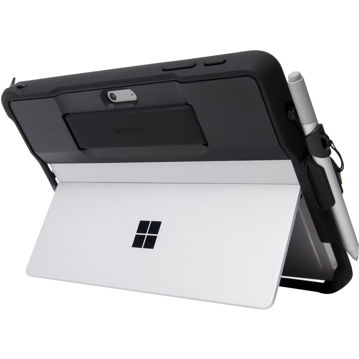 Kensington BlackBelt K97454WW Rugged Carrying Case Microsoft Surface Go 3, Surface Go, Surface Go 2 Tablet - Drop Resistant, Damage Resistant - Silicone Body - Hand Strap