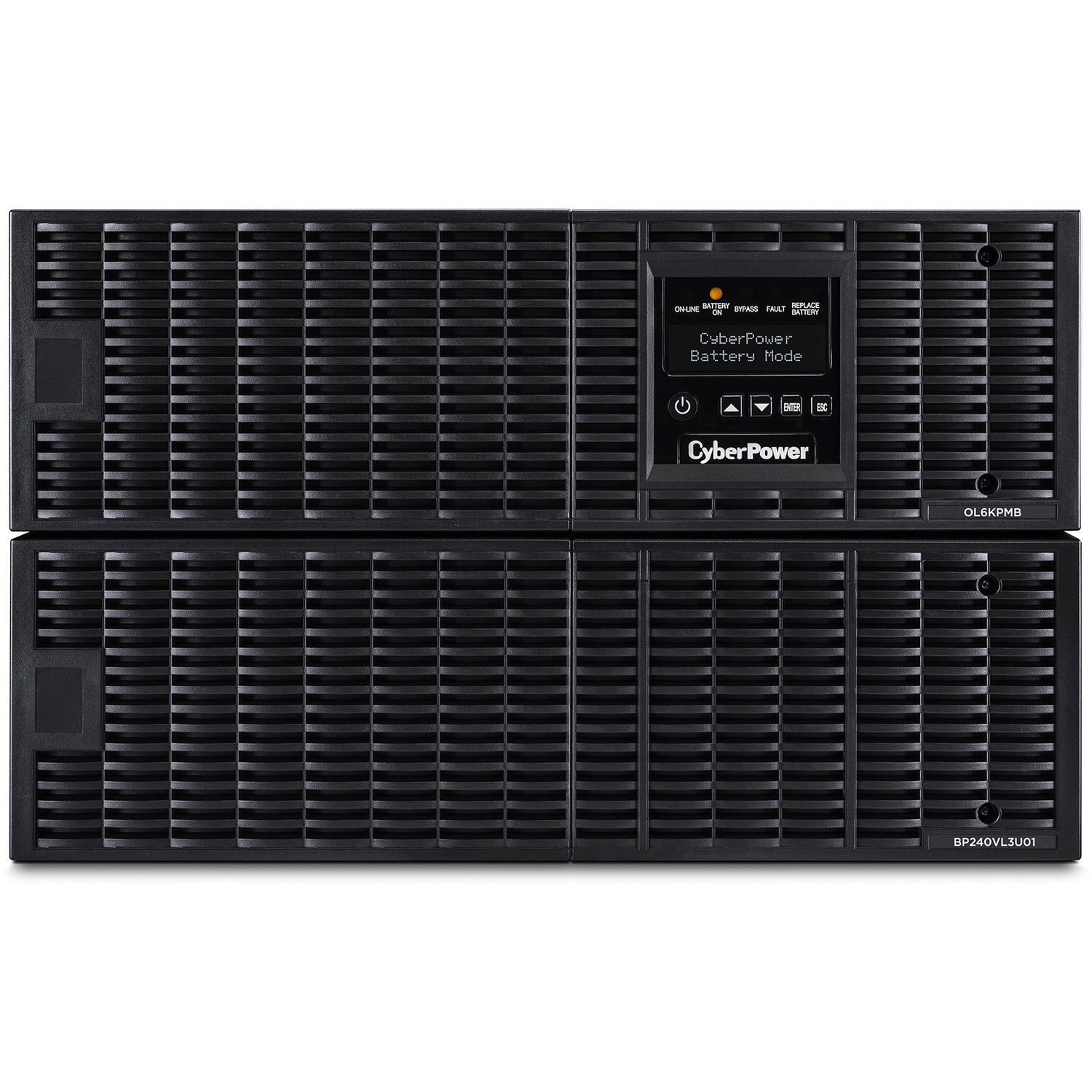 CyberPower OL6KRTHW Smart App Online UPS Systems - 200 - 240 VAC, Hardwire, 6U, Rack / Tower, Sine Wave, 1 Outlets, LCD, PowerPanel&reg; Business, $300000 CEG, 3YR Warranty