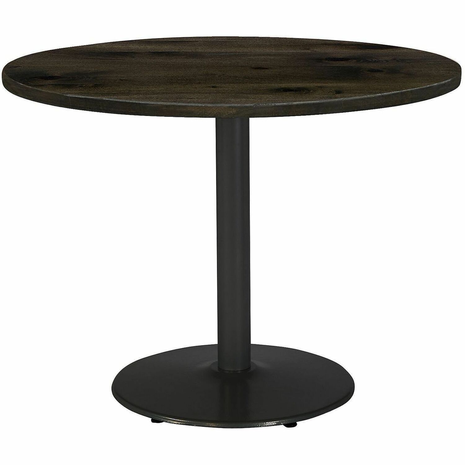 KFI 42" Round Vintage Wood Top Table