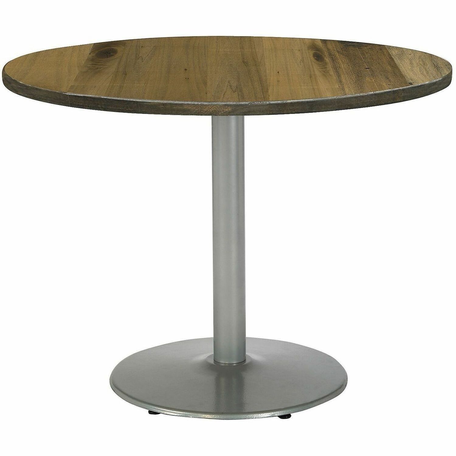 KFI 30" Round Vintage Wood Top Table