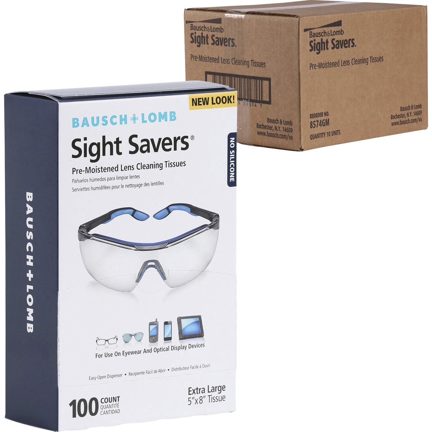 Bausch + Lomb Sight Savers Lens Cleaning Tissues - Lens Cleaners ...