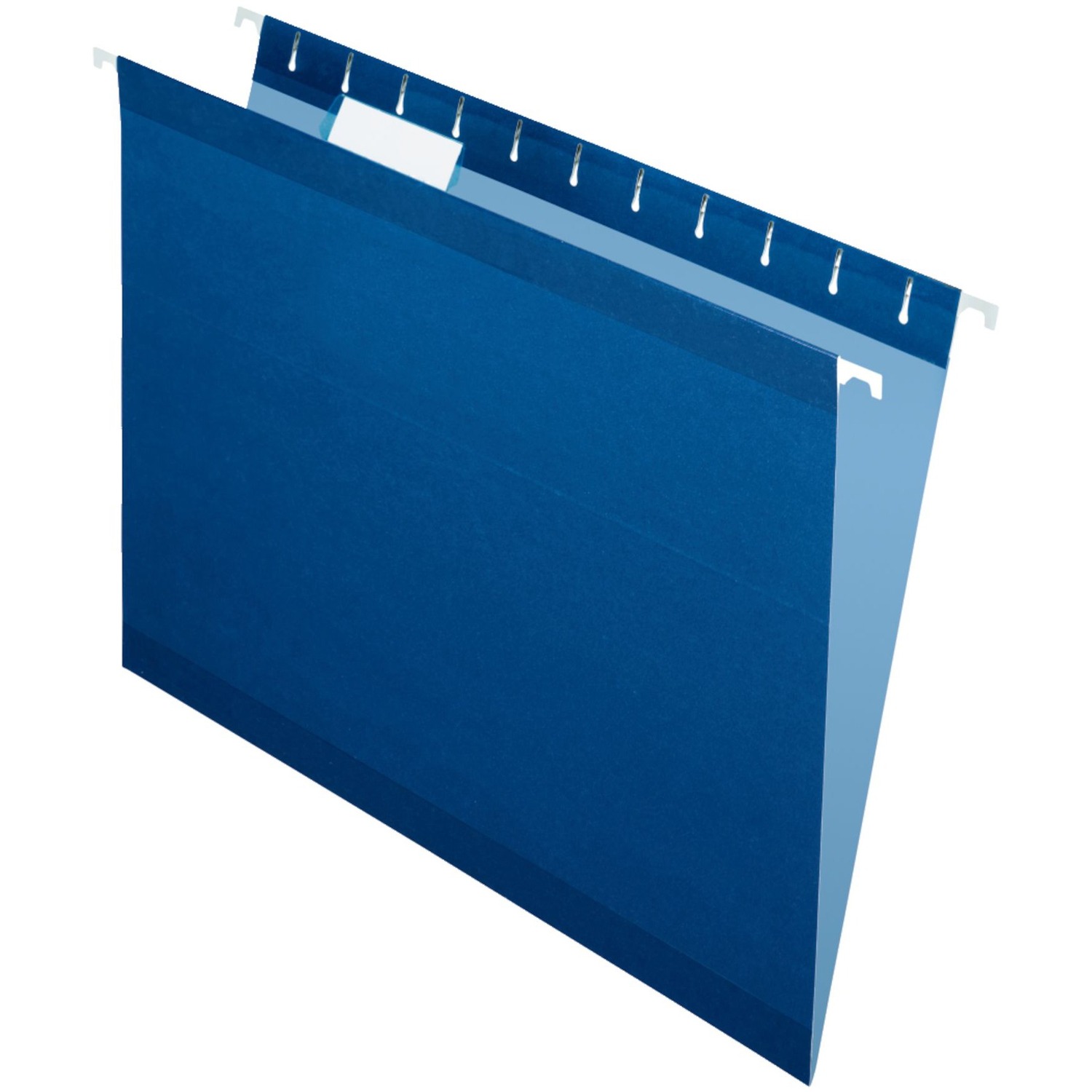 TOPS Letter Hanging Folder 8 1/2" x 11" Fiber Navy 25 / Box