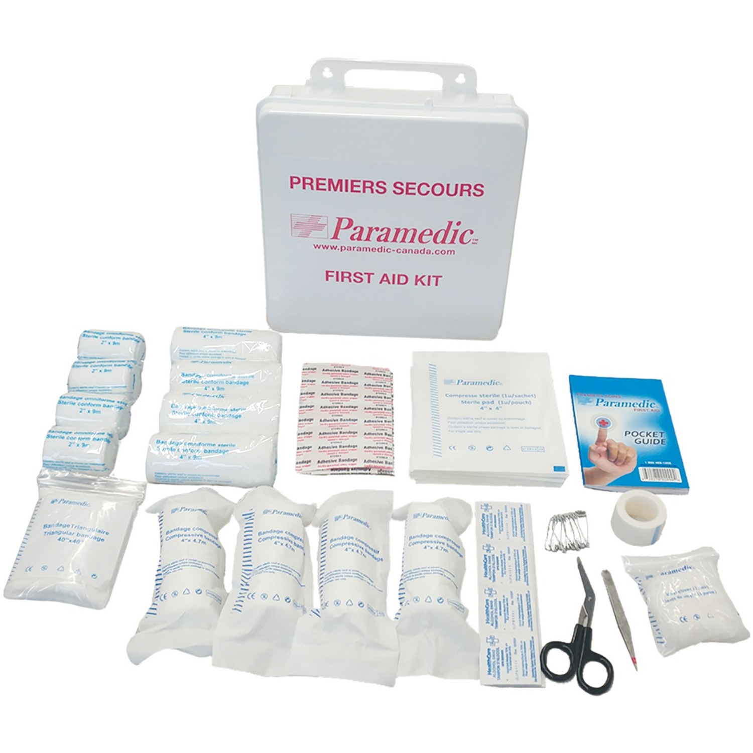 Paramedic Workplace First Aid Kits Quebec CSST 112 items/kit 112 x