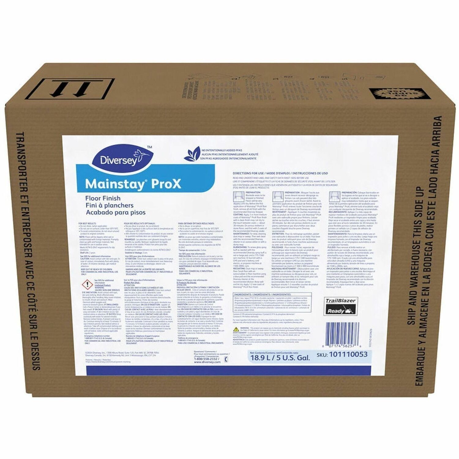 Diversey Mainstay ProX Floor Finish