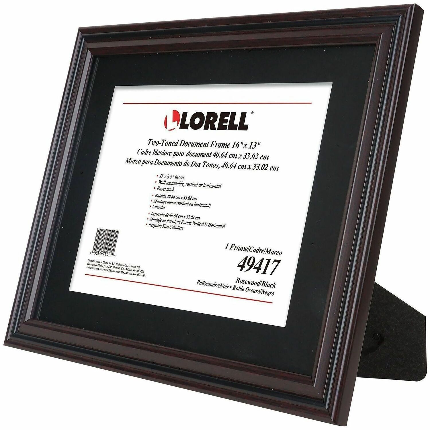 Lorell Two-toned Certificate Frame