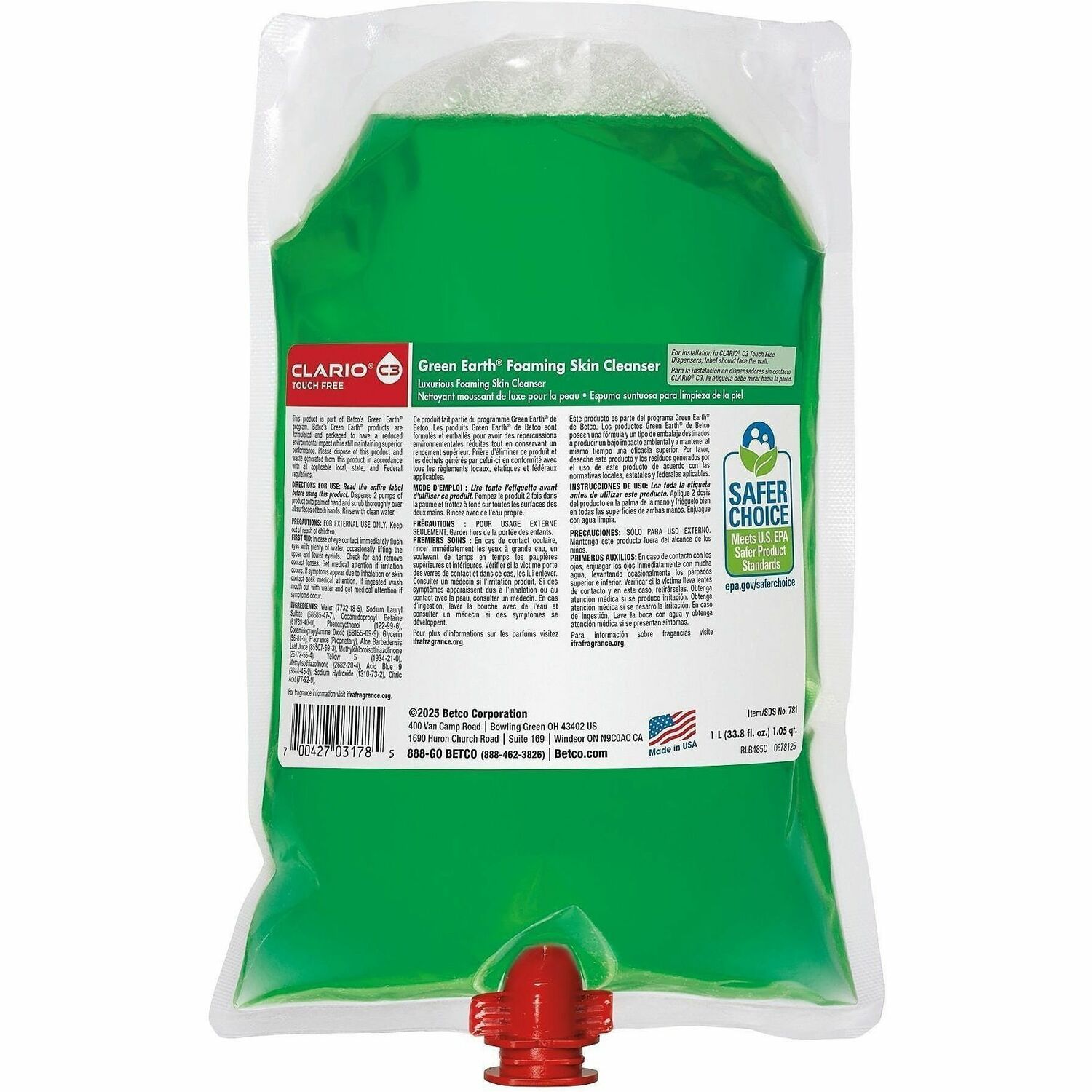 Green Earth Clario C3 Dispenser Refills