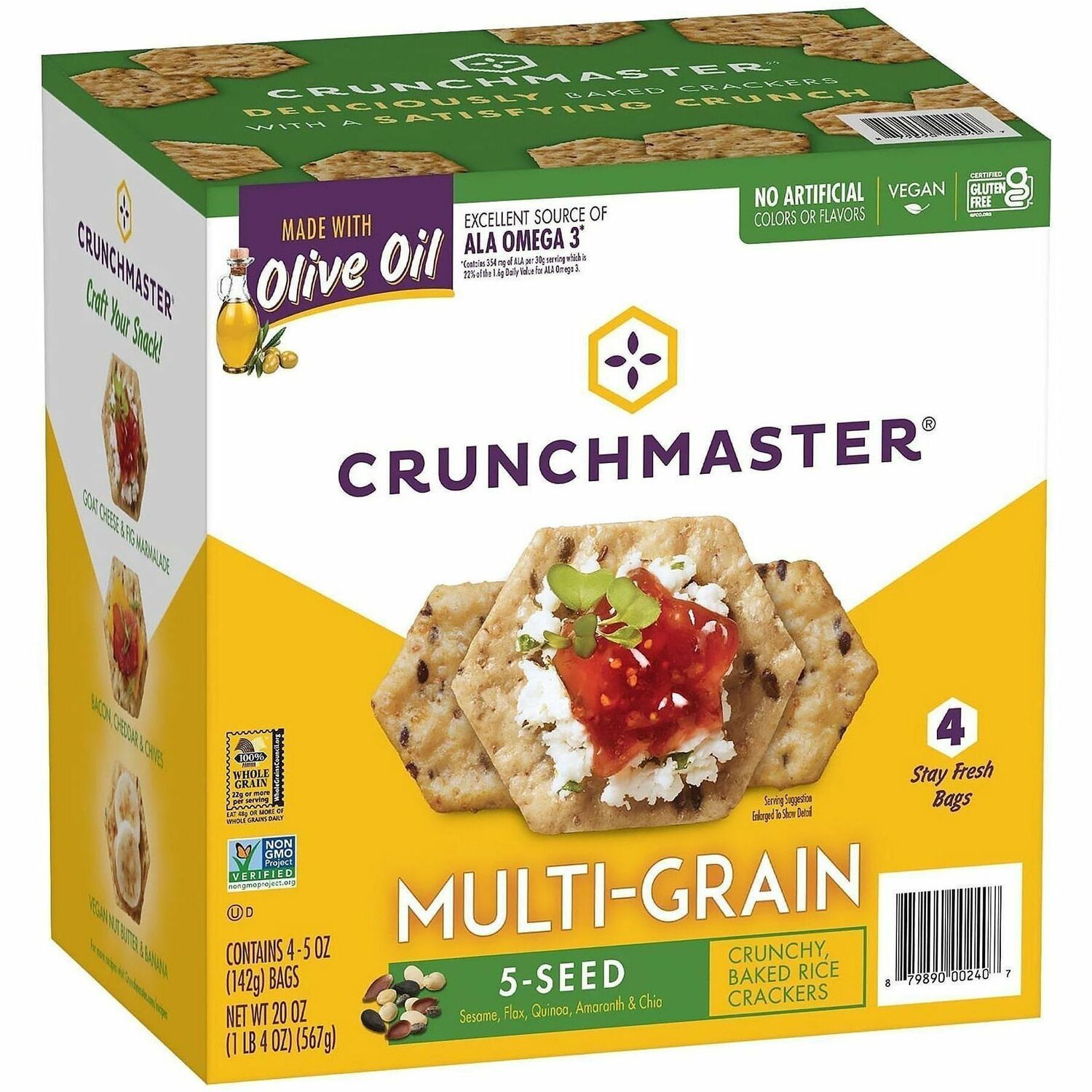 Green Rabbit Crunchmaster MultiGrain Seed Crackers